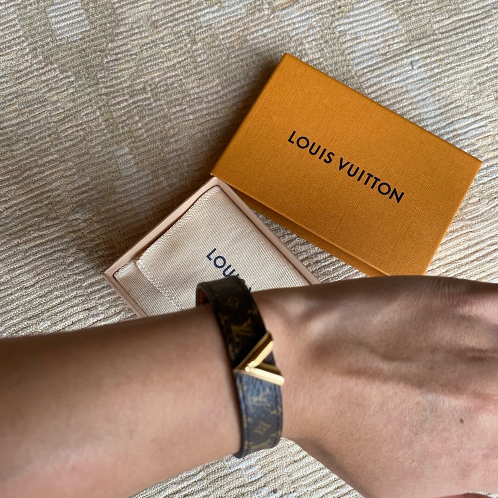 Louis Vuitton Leather Bracelet